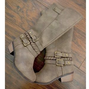 Sugar Girls Boots. Toddler Sz 12. Weathered Brown